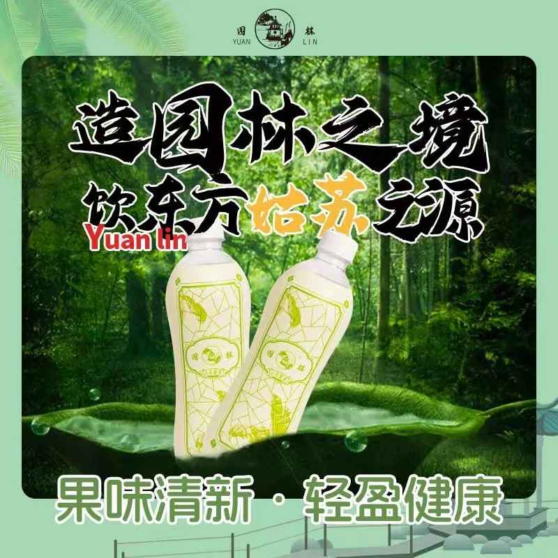 園林牌橙味汽水經典清涼汽水飲料-- 蘇州十分米商貿有限公司